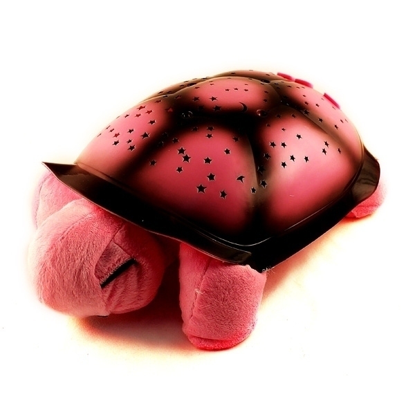 CBS001-011A31-94886 Ночник черепашка-проектор  (розовый)