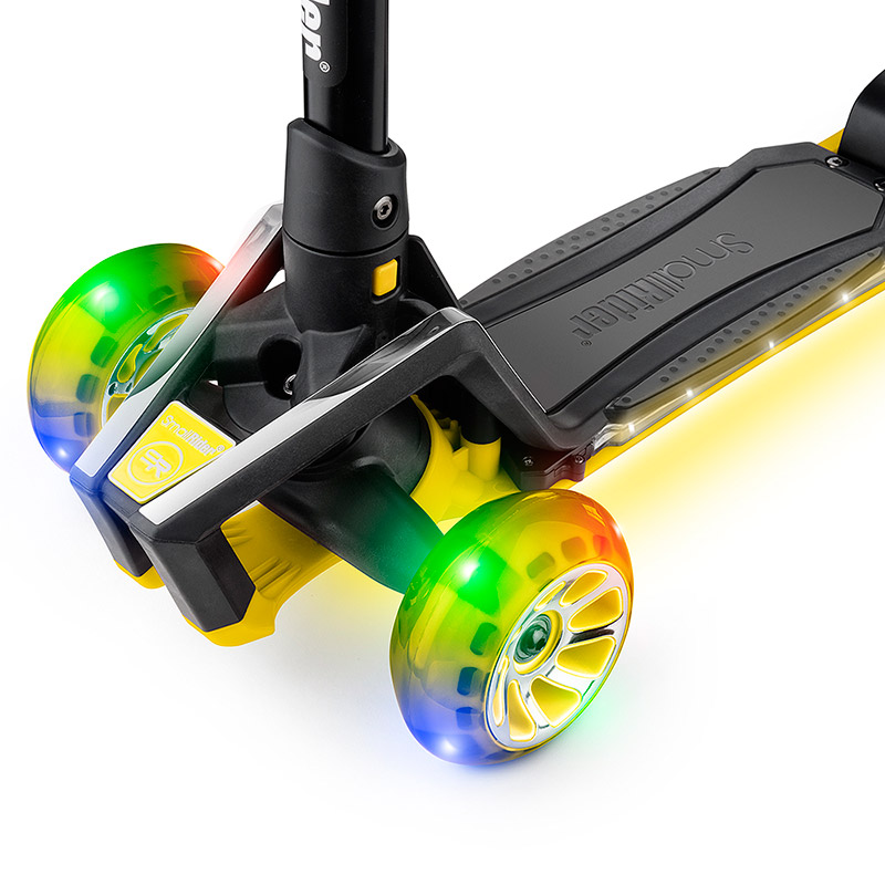 4603734782066 Самокат с ревом мотора Small Rider Premium Pro (желтый)