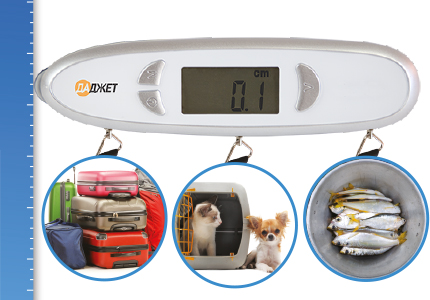 KIT MT4017 Весы для багажа с электронной рулеткой