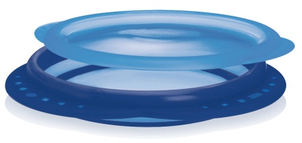 Тарелка детская Nuk ЭКО-пластик мелкая Easy Learning с 8 мес