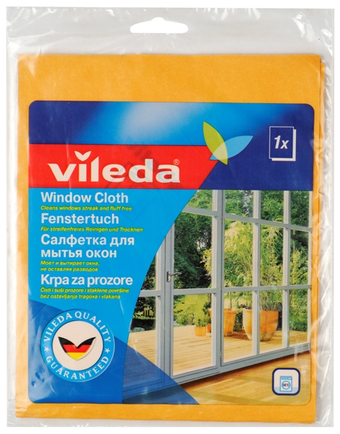 Салфетка для уборки Vileda для мытья окон 