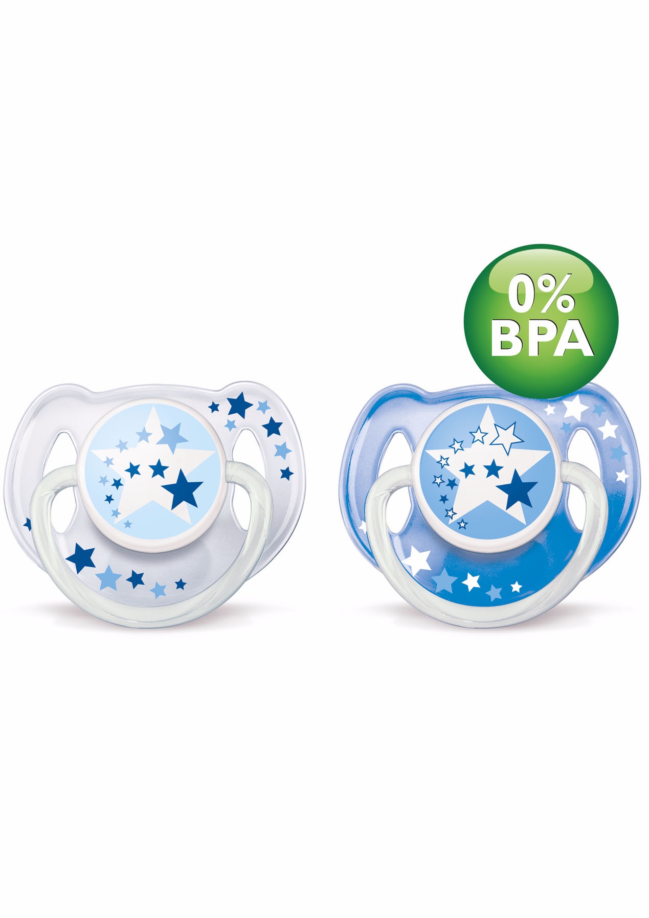 Пустышка Avent ночная BPA-Free силикон 6-18 мес. ( 2 шт.)