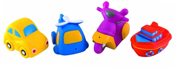 Игрушка в ванну Canpol Babies Машинки набор 4 шт.