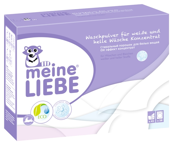 Стиральный порошок Meine Liebe для белых вещей с OXI эффектом, концентрат, 1000 г 
