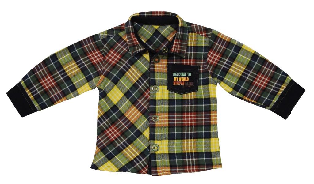 Рубашка Bebepan (в клеточку) серия World 9-12 мес. арт. 7589_9-12