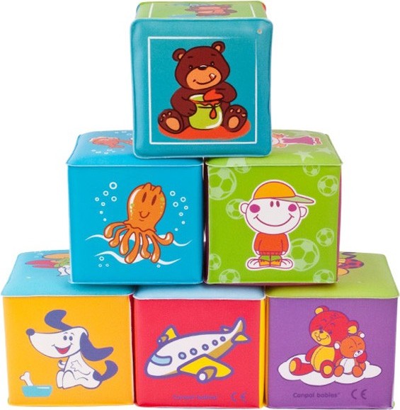 Игрушка Canpol Babies Мягкие Кубики (6шт)