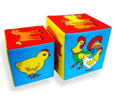 Игрушка Мякиши Кубики Чей детеныш 169
