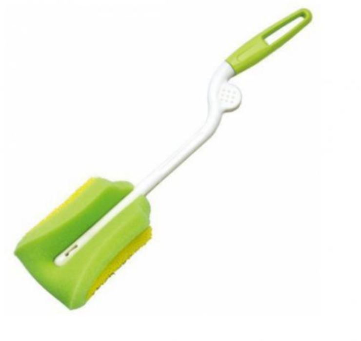 Щетка с губкой для мытья детских бутылочек Pigeon 