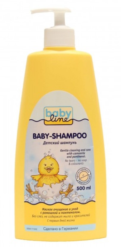 Шампунь для младенцев Babyline с дозатором 500 мл