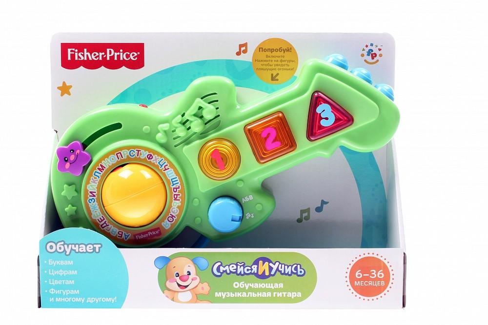 Игрушка интерактивная Fisher Price "Обучающая гитара" BFY40