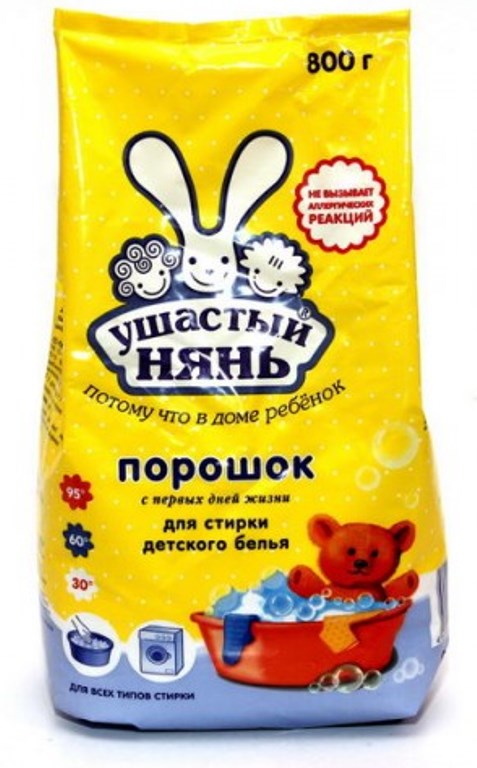 Стиральный порошок Ушастый нянь детский 08 кг. 