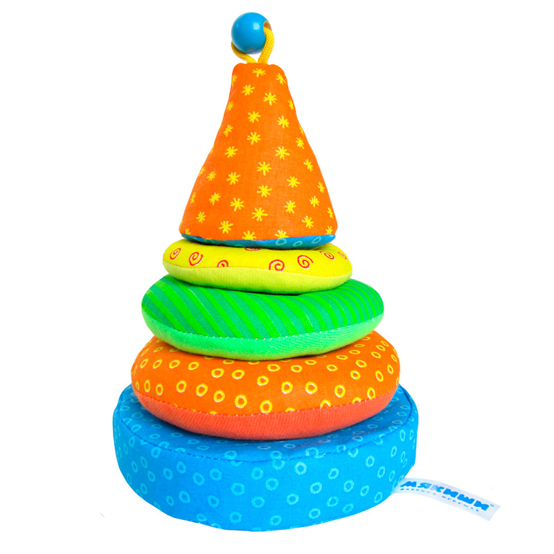 Игрушка мягкая Мякиши "Пирамидка" 031