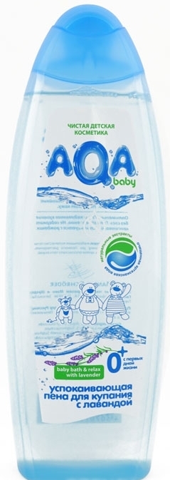 Пена для купания Aqa Baby успокаивающая с лавандой 500мл