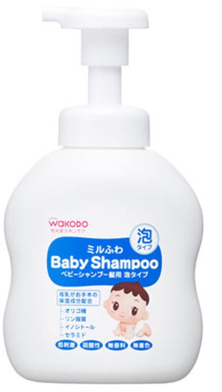 Шампунь-пенка для детей Wakodo "Mill" (для чувствительной кожи) флакон 450 мл.