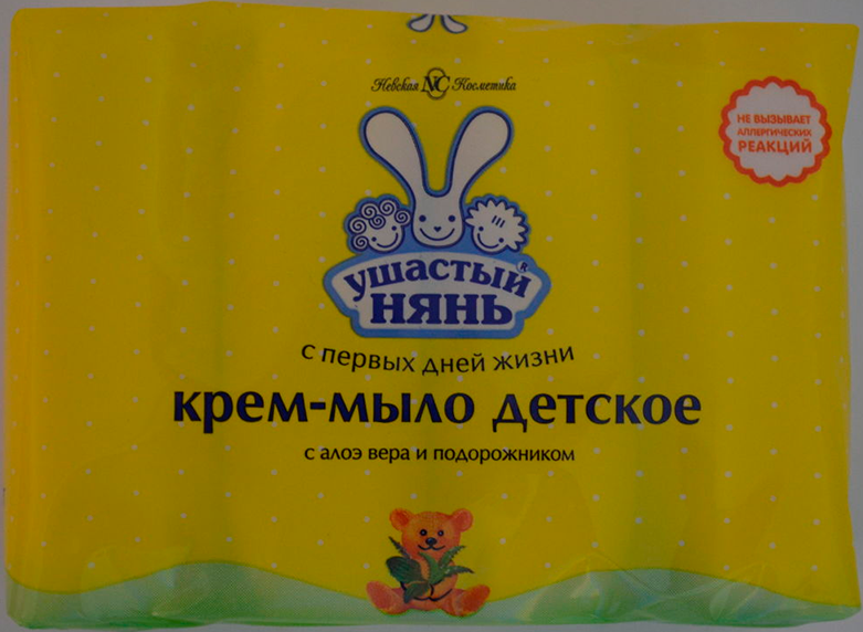 Крем-мыло Ушастый нянь с алоэ вера и подорожником 4 шт х 100 г