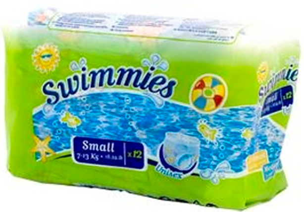 Трусики для плавания Swimmies Small (7-13 кг) 12шт