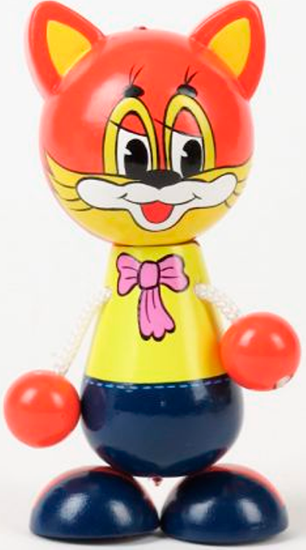 Деревянная Игрушка Играем вместе Леопольд 8 см 2114