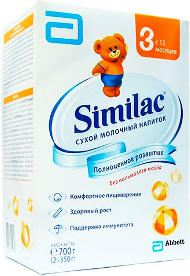 Молочная смесь Similac 3 сухая с 12 мес. 700 г (карт. пачка)