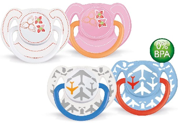 Пустышка Avent силикон 6-18 мес. (CLASSIC) 2 шт.