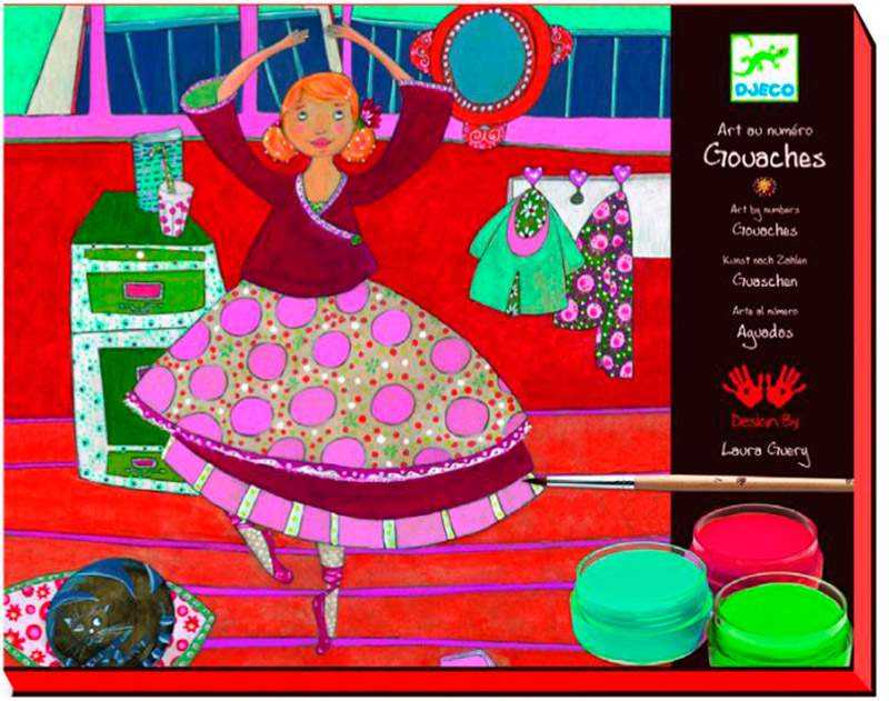 Раскраска Djeco Балерина 