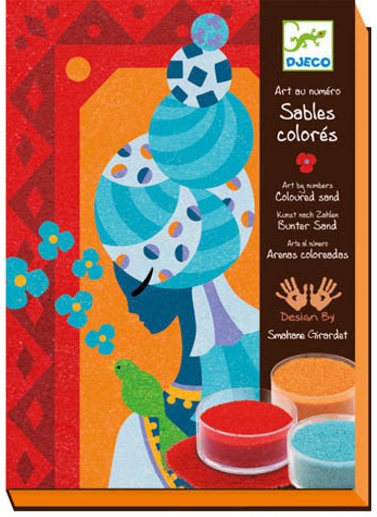 Песочные картинки Djeco Голубые принцессы 08637