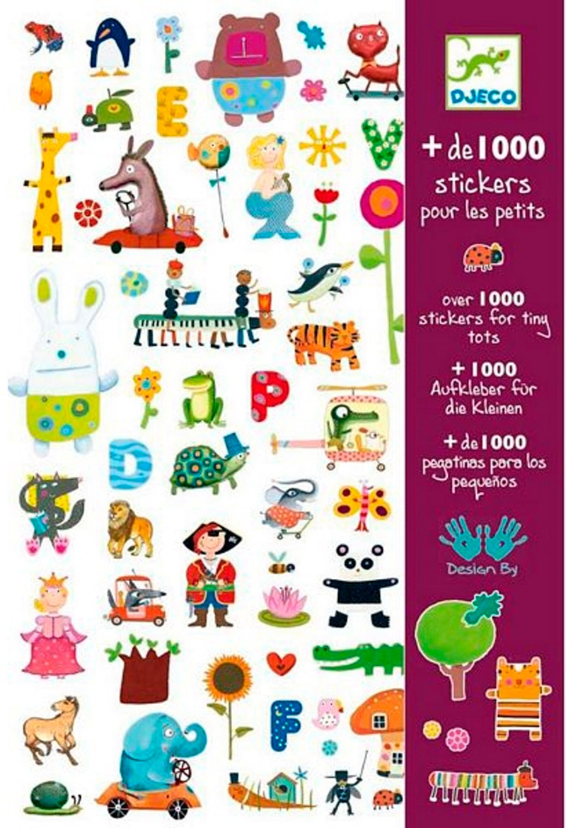 1000 наклеек Djeco для малышей 08950