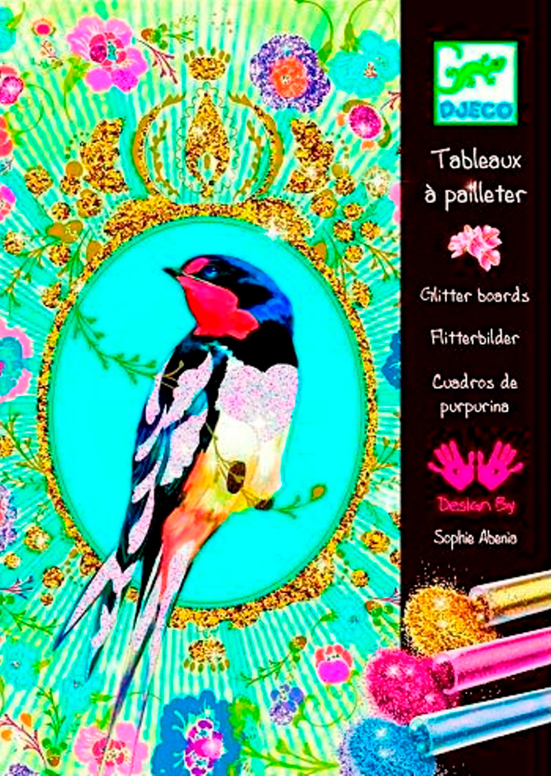 Набор для творчества Djeco Блестящие птицы 09501