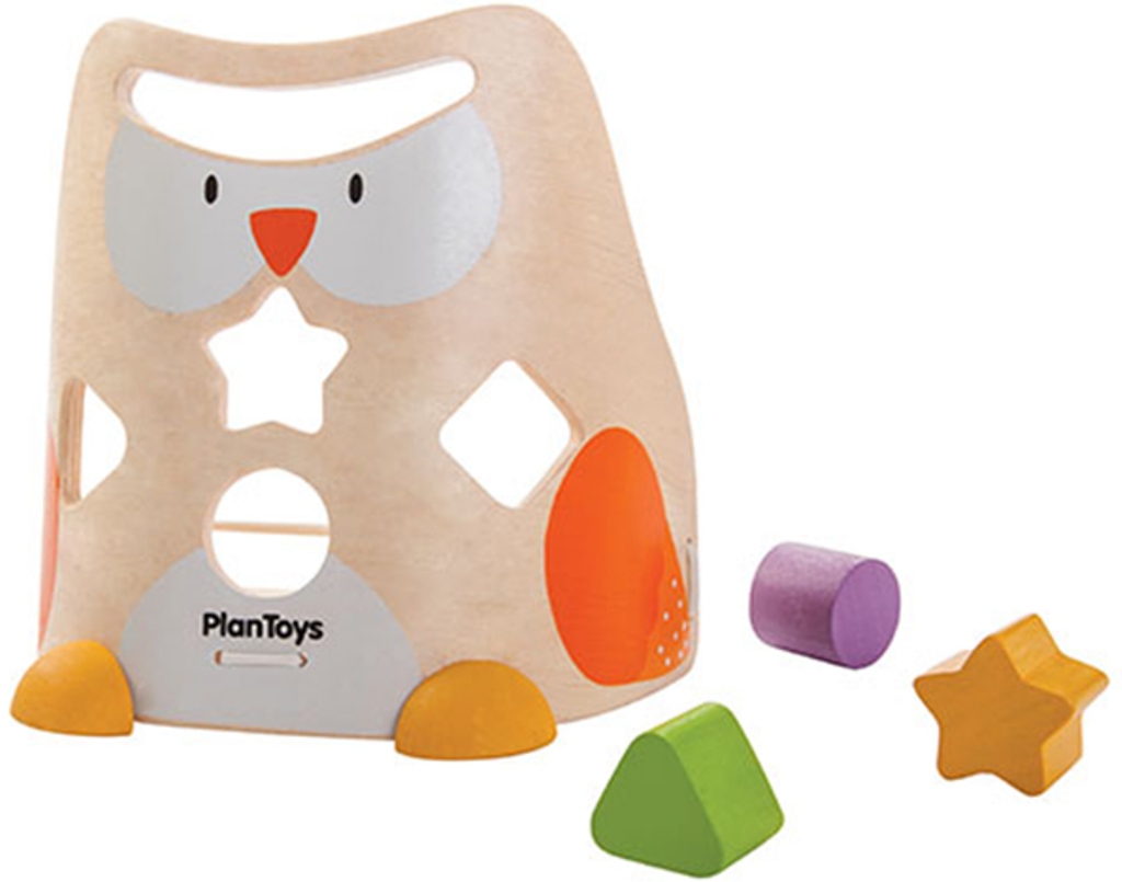 Игрушка деревянная Plan Toys Сортировка Сова 5132
