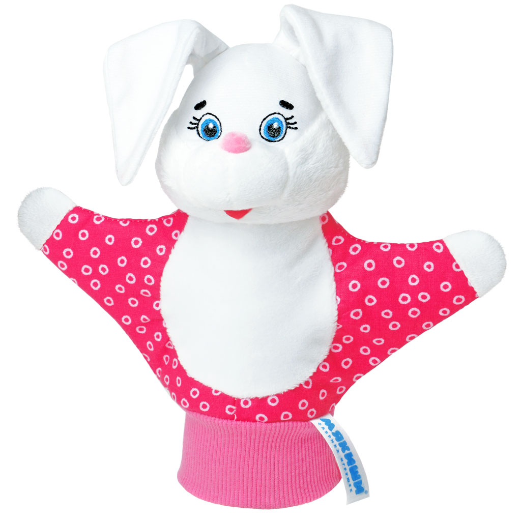 Игрушка-рукавичка Мякиши «Зайка» 119