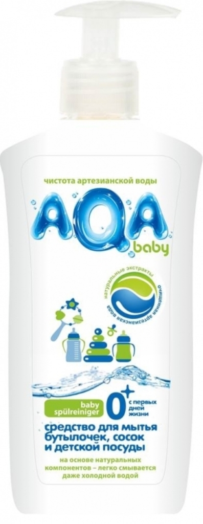 Средство для мытья бутылочек, сосок и детской посуды  Aqa Baby 500 мл