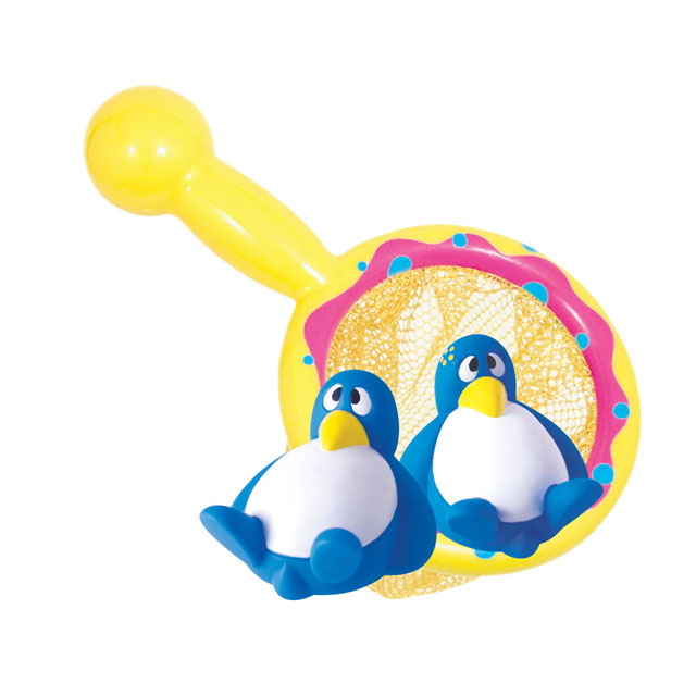 Игровой набор для купания Baby Whales Рыбалка с сачком пингвины 14526/Т-М