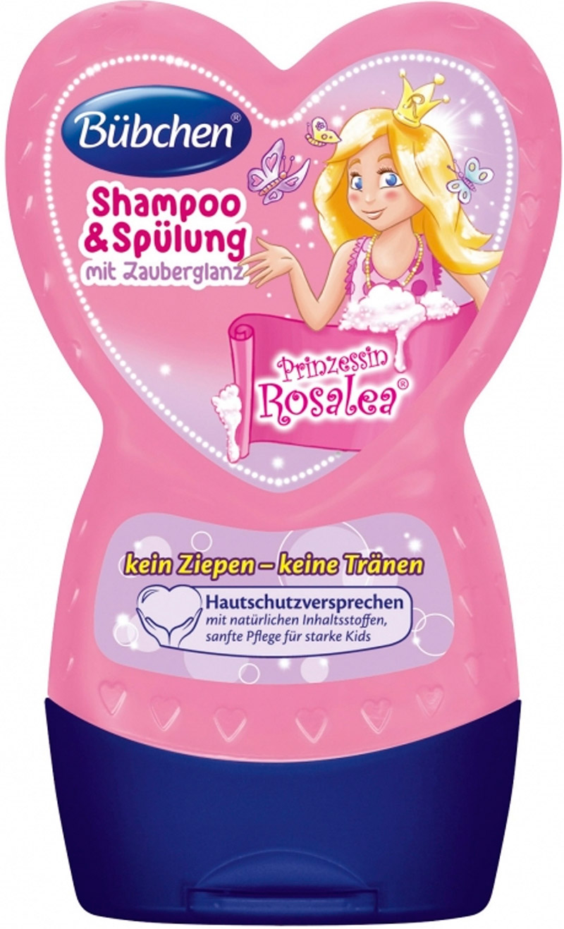 Шампунь и бальзам Bubchen "Принцесса Розалея", с 3-х лет, 230 мл 