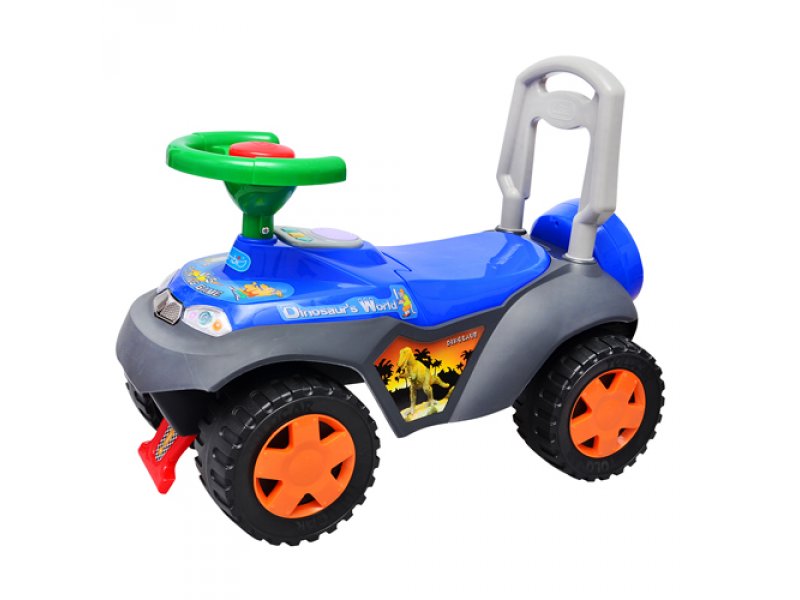 Детская каталка Jetem Dinosauros World Tolocar (синий) 3101