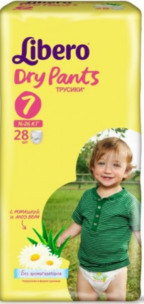 Трусики Libero Dry Pants 16-26 кг 28 шт