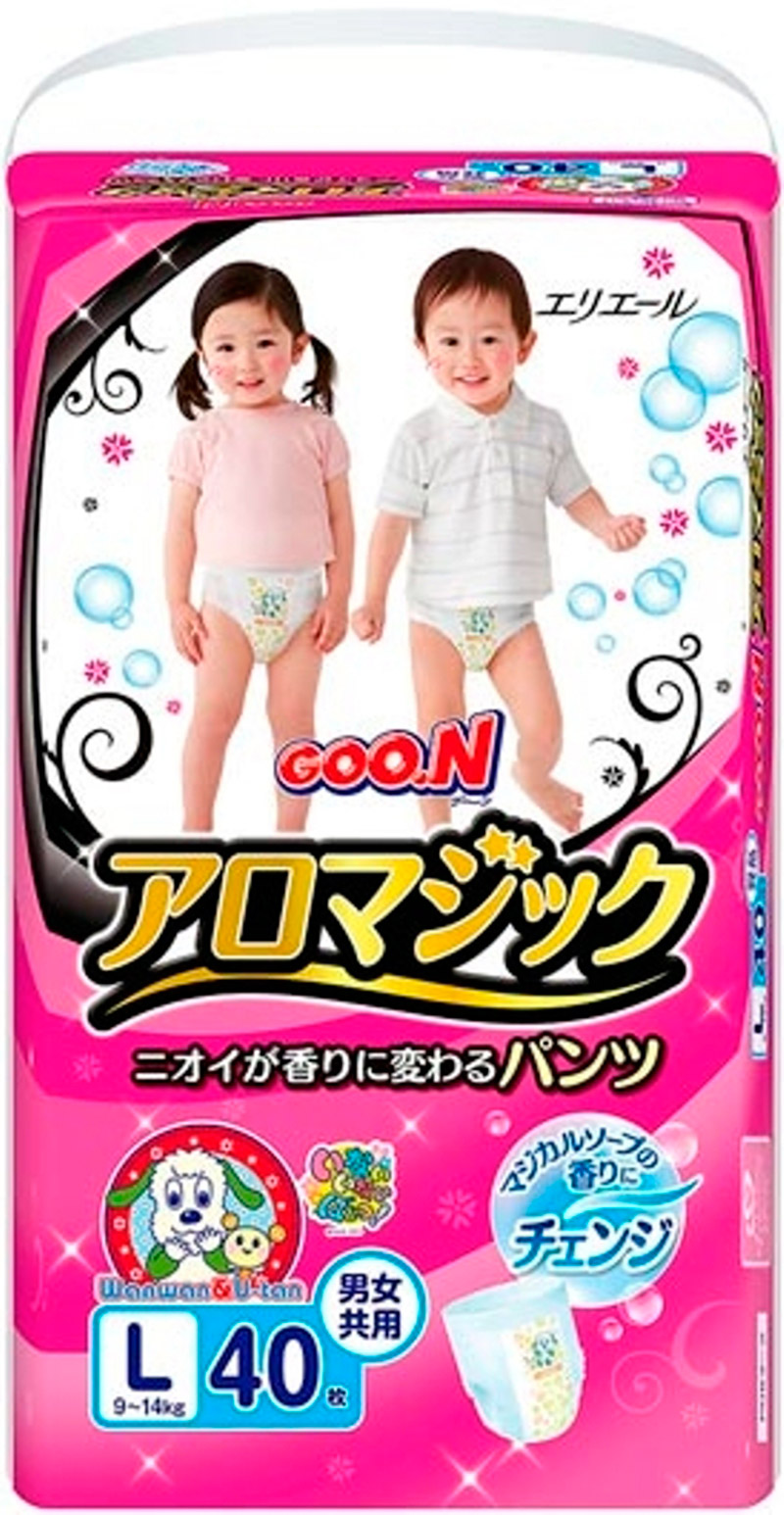 Трусики Goo.N Aromagic L (9-14 кг) 40 шт