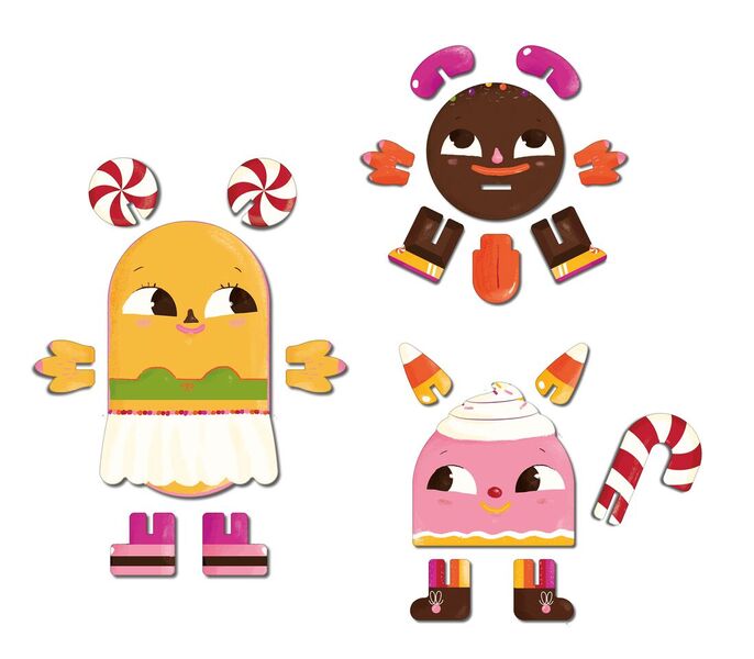 Пазл 3D Krooom Сласти k-704