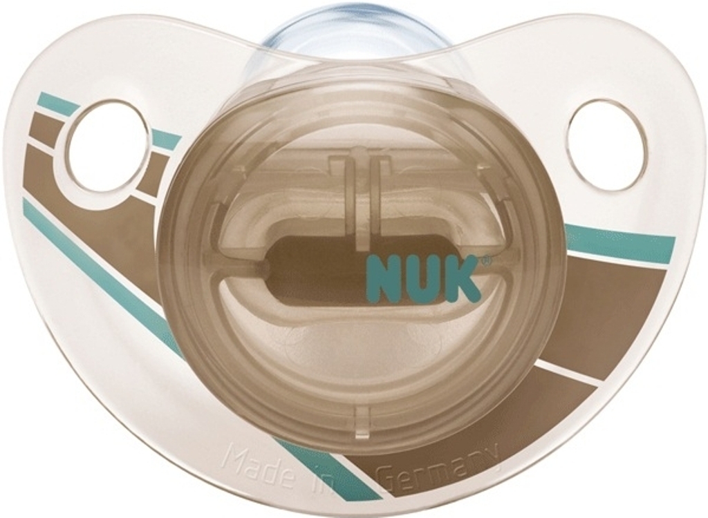 Пустышка Nuk Trendline Adore ортодонтическая силикон р. 1 с рождения