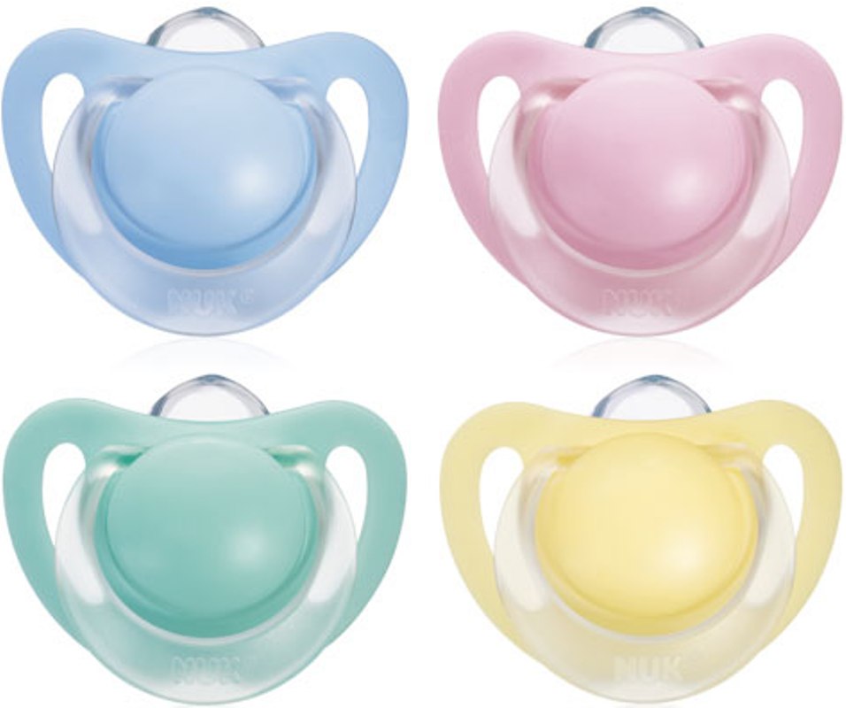 Пустышка Nuk STARLIGHT латекс успокаивающая р-р 1 с рождения