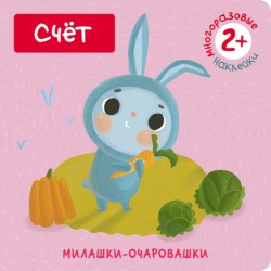 Книжка с наклейками Мозаика-синтез Милашки-очаровашки. Счет МС10826