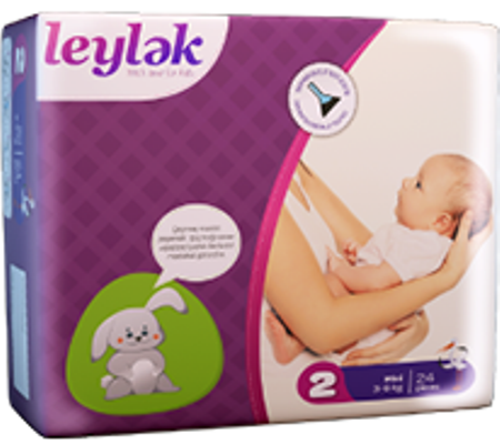 Подгузники Leylеk размер S (3-6 кг) 24 шт