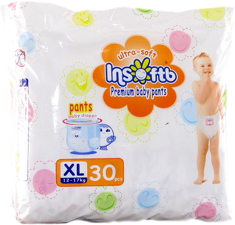 Трусики Insoftb Premium Ultra-soft XL (12-17 кг) 30 шт