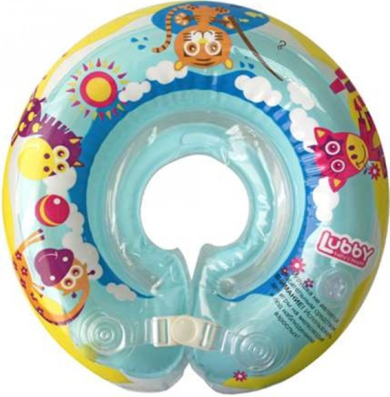 14740 Игрушка для купания "Круг на шею" Lubby от 0 мес.
