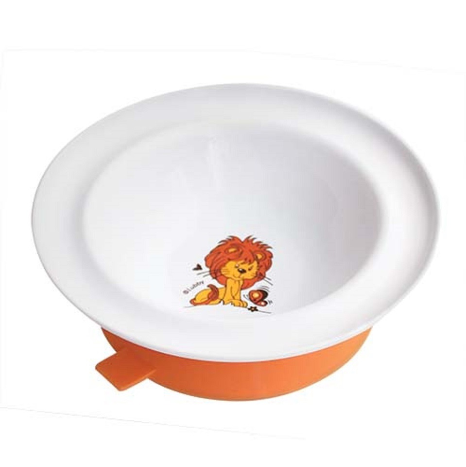 Тарелка с присоской Lubby Веселые животные с 6 месяцев