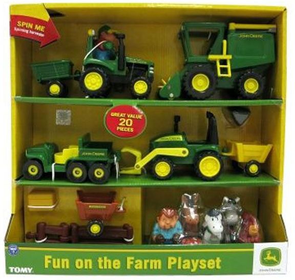 Игровой набор Tomy "Веселая Ферма" John Deere 42945