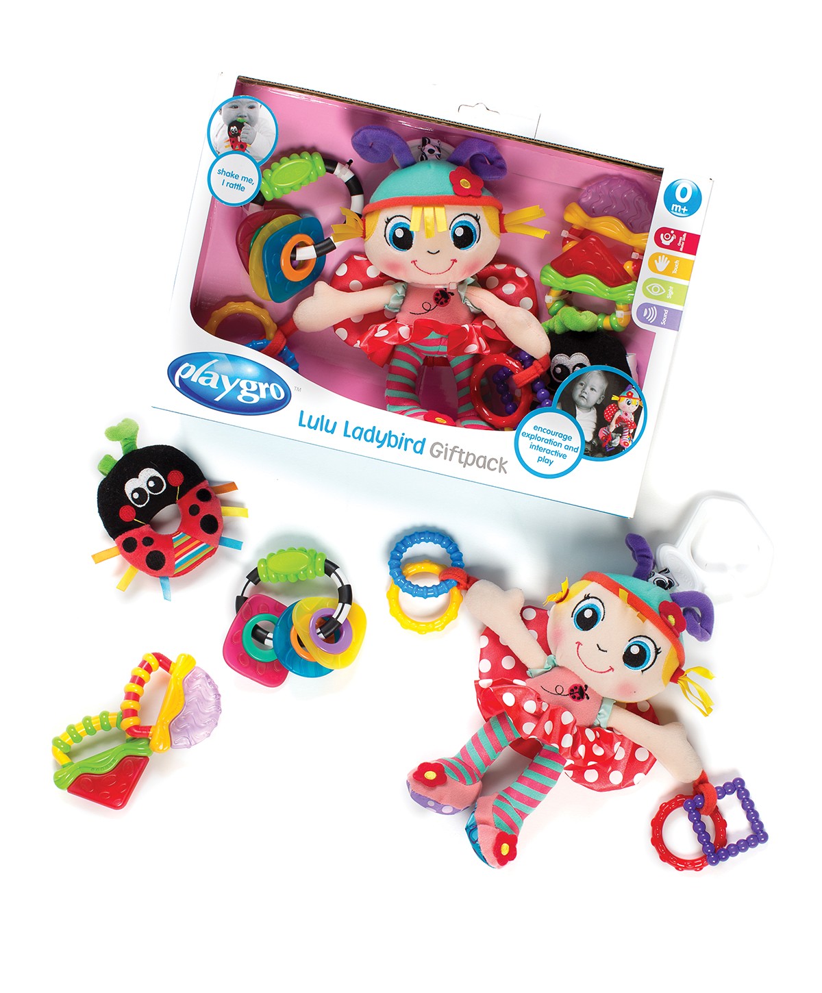 Игровой набор PlayGro "Божья коровка" 5 игрушек 0183452