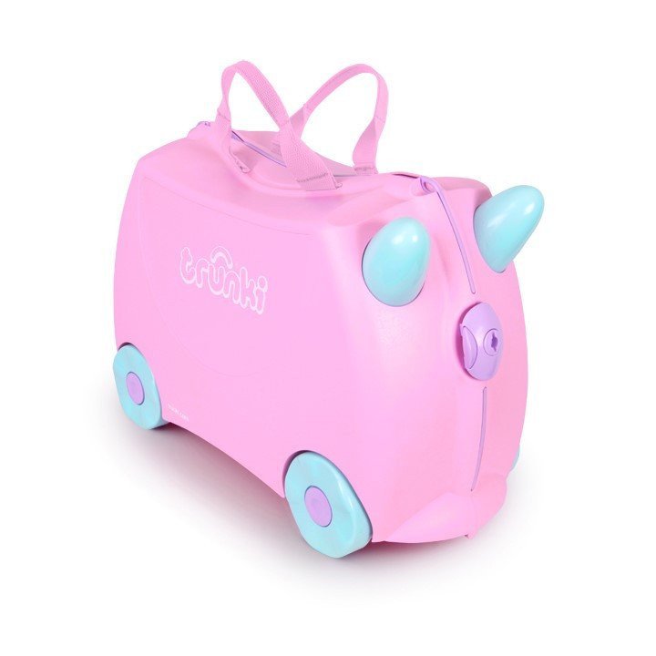 0167-GB01 Детский чемодан на колесах "Рози" (розовый),Trunki