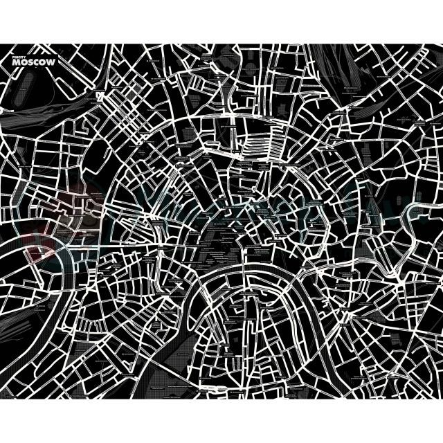 Карта МОСКВЫ LeFutur Palomar черный LF-E19723