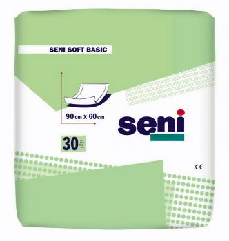 Пеленки Seni Soft Basic 60-90 см, впитываемость 900 мл  (30 шт)