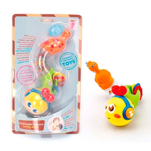 Игрушка развивающая HUILE Гусеничка