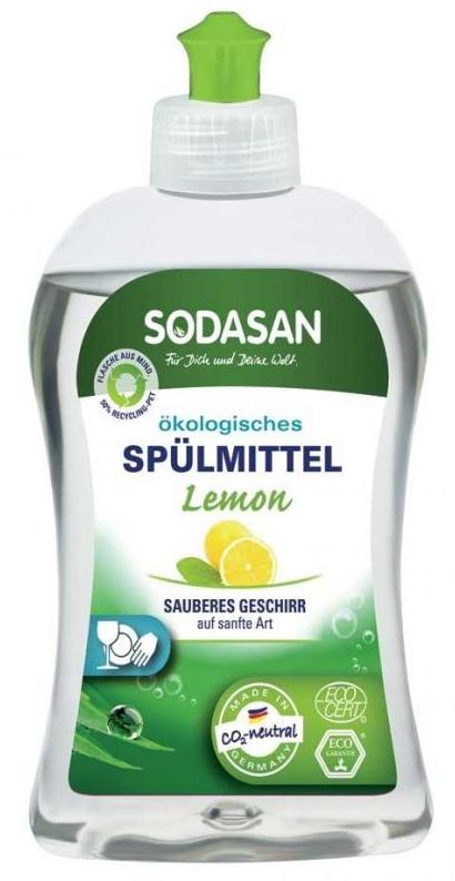 Средство для посуды Sodasan с лимоном 500 мл